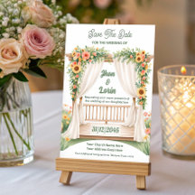 Tarjeta de invitación de casamiento de color de ag