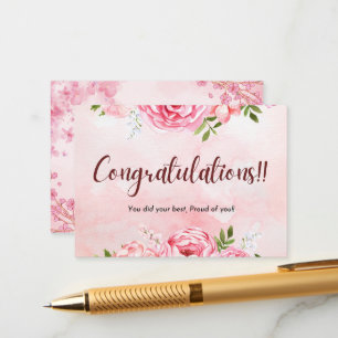 Tarjeta de invitación de celebración de felicitaci