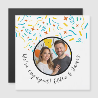 Tarjeta de Invitación de compromiso de nombre de f