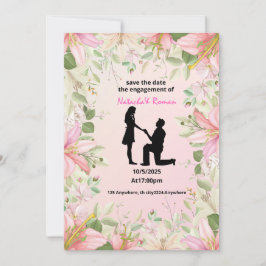 tarjeta de invitación de contratación plana Tamaño