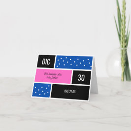 Tarjeta de invitación de cumpleaños