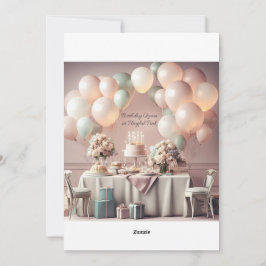 TARJETA DE INVITACIÓN DE CUMPLEAÑOS