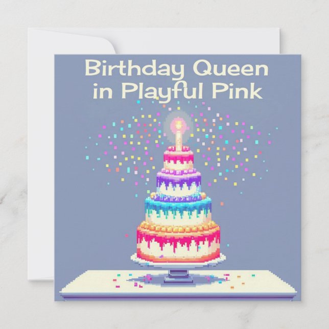 TARJETA DE INVITACIÓN DE CUMPLEAÑOS (Anverso)