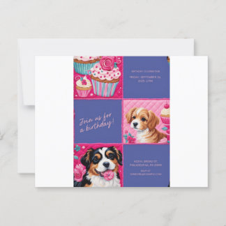 TARJETA DE INVITACIÓN DE CUMPLEAÑOS