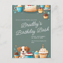 TARJETA DE INVITACIÓN DE CUMPLEAÑOS