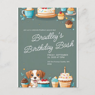 TARJETA DE INVITACIÓN DE CUMPLEAÑOS