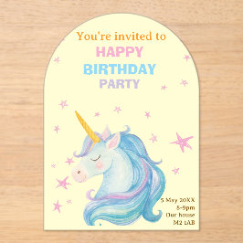 Tarjeta de invitación de cumpleaños 