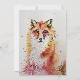 Tarjeta de invitación de cumpleaños con arte de zo