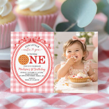 Tarjeta de Invitación de Cumpleaños con Foto de Nu