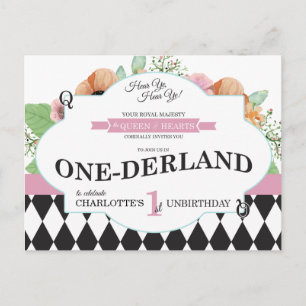 Tarjeta de Invitación de Cumpleaños de Alicia en e