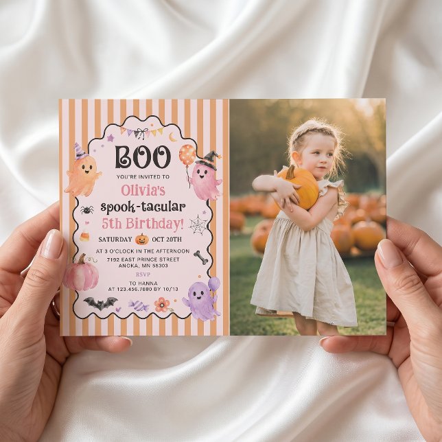 Tarjeta de Invitación de Cumpleaños de Fantasma Ad (Subido por el creador)