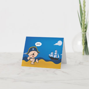 Tarjeta de invitación de cumpleaños de Fiesta pira