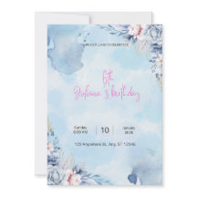 tarjeta de invitación de cumpleaños de juliana 13"