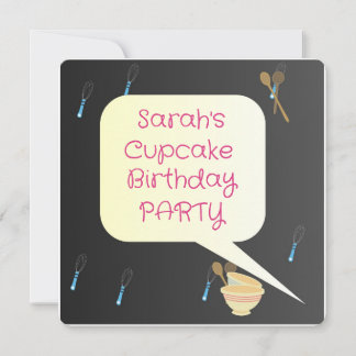 Tarjeta de invitación de cumpleaños de la Fiesta d
