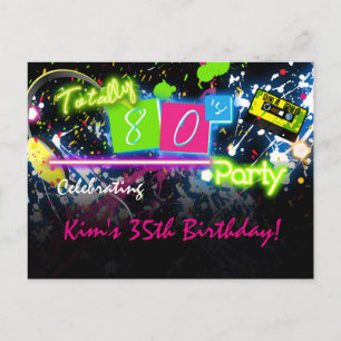 Tarjeta de invitación de cumpleaños del Club de lo