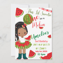 Tarjeta de invitación de cumpleaños en línea One I