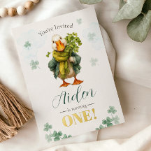 Tarjeta de invitación de cumpleaños número 1 - Día