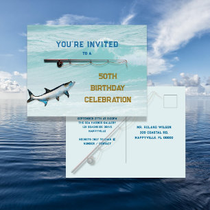 Tarjeta de invitación de cumpleaños para adulto de