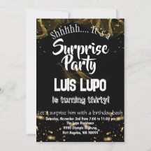 Tarjeta de invitación de cumpleaños para adultos n