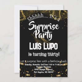 Tarjeta de invitación de cumpleaños para adultos n