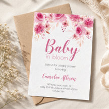 Tarjeta de Invitación de Cumpleaños para Baby Show