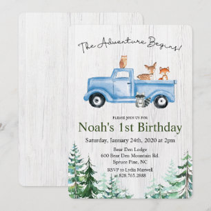 Tarjeta de invitación de cumpleaños para cualquier