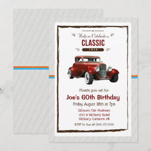 Tarjeta de invitación de cumpleaños para cualquier