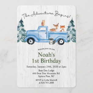 Tarjeta de invitación de cumpleaños para cualquier