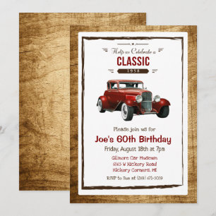 Tarjeta de invitación de cumpleaños para cualquier
