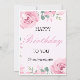 tarjeta de invitación de cumpleaños para el primer