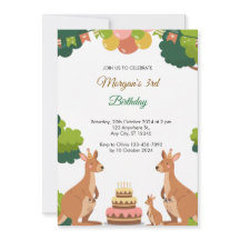 Tarjeta de invitación de cumpleaños para fiesta de