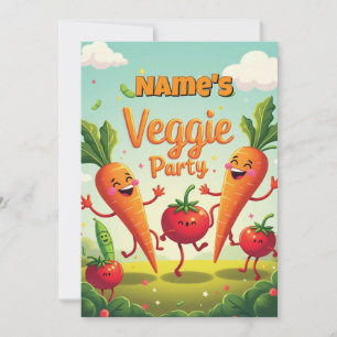 Tarjeta de invitación de cumpleaños para fiesta de