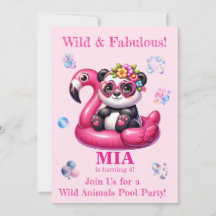 Tarjeta de Invitación de Cumpleaños para Niña Fies