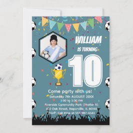 Tarjeta de invitación de cumpleaños personalizada