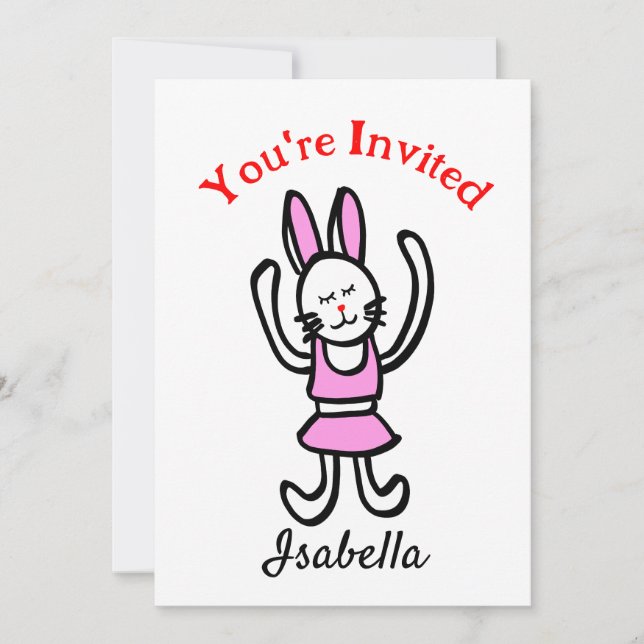 Tarjeta de invitación de cumpleaños/presentación d (Anverso)