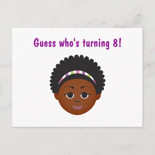 Tarjeta de invitación de cumpleaños #Proud2BNatura (Anverso)