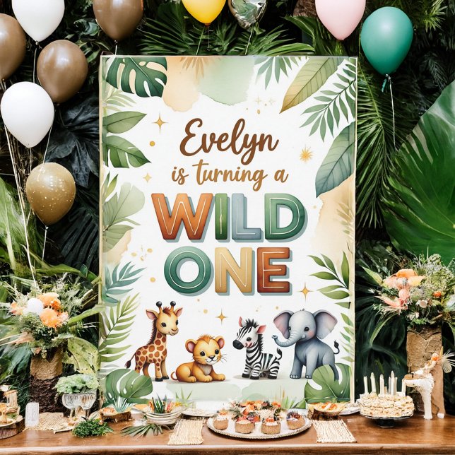 Tarjeta de invitación de cumpleaños Wild One - Eve (Subido por el creador)