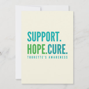 tarjeta de invitación de curación de esperanza de 