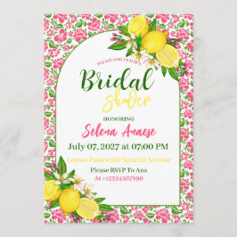 Tarjeta de Invitación de Despedida de Soltera con 
