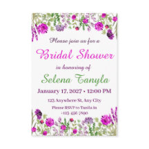 Tarjeta de Invitación de Despedida de Soltera con 