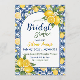 Tarjeta de Invitación de Despedida de Soltera con 