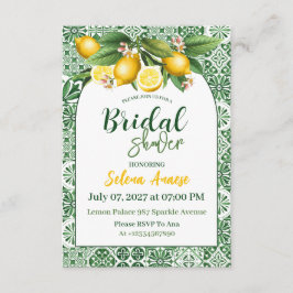 Tarjeta de Invitación de Despedida de Soltera con 