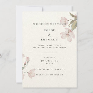 tarjeta de invitación de doble cara