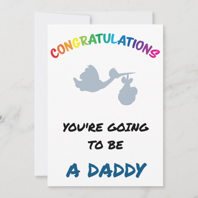 Tarjeta de Invitación de embarazo (Anverso)