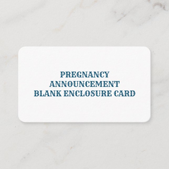 TARJETA DE INVITACIÓN DE EMBARAZO (Anverso)