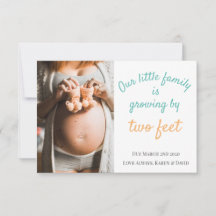 Tarjeta de Invitación de embarazo