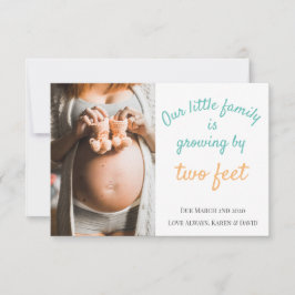 Tarjeta de Invitación de embarazo