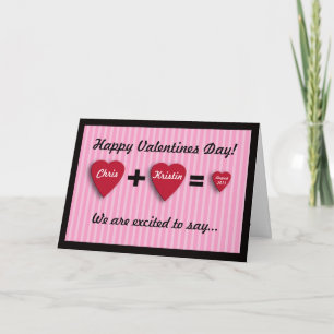 Tarjeta de Invitación de embarazo de día de San Va