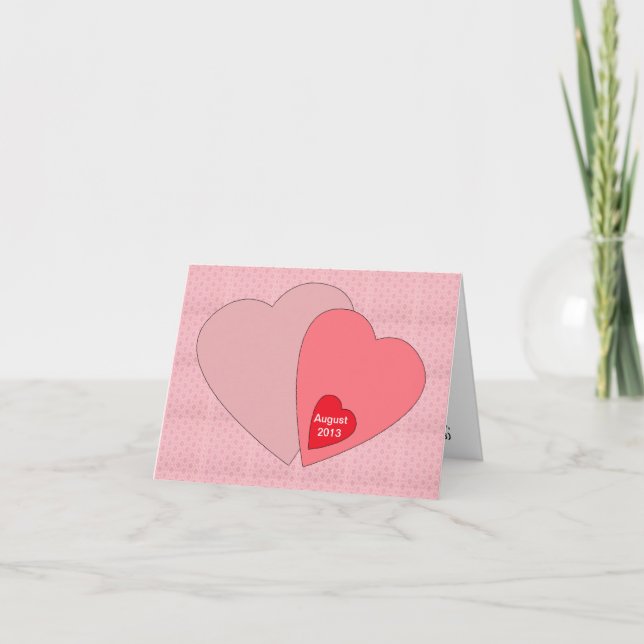 Tarjeta de Invitación de embarazo de día de San Va (Anverso)