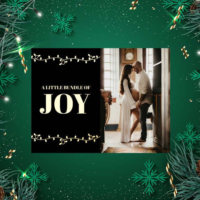 Tarjeta de Invitación de Embarazo de navidades Fot (Subido por el creador)